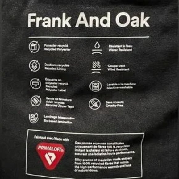 NWT: Frank and Oak The Alpine Parka Size XXL - Picture 8 of 13